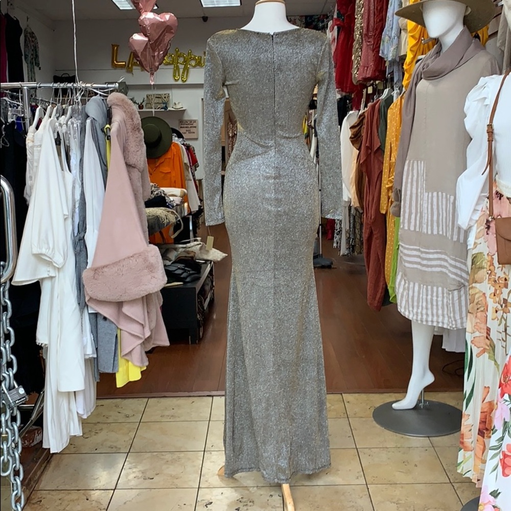 Gold bronze gown